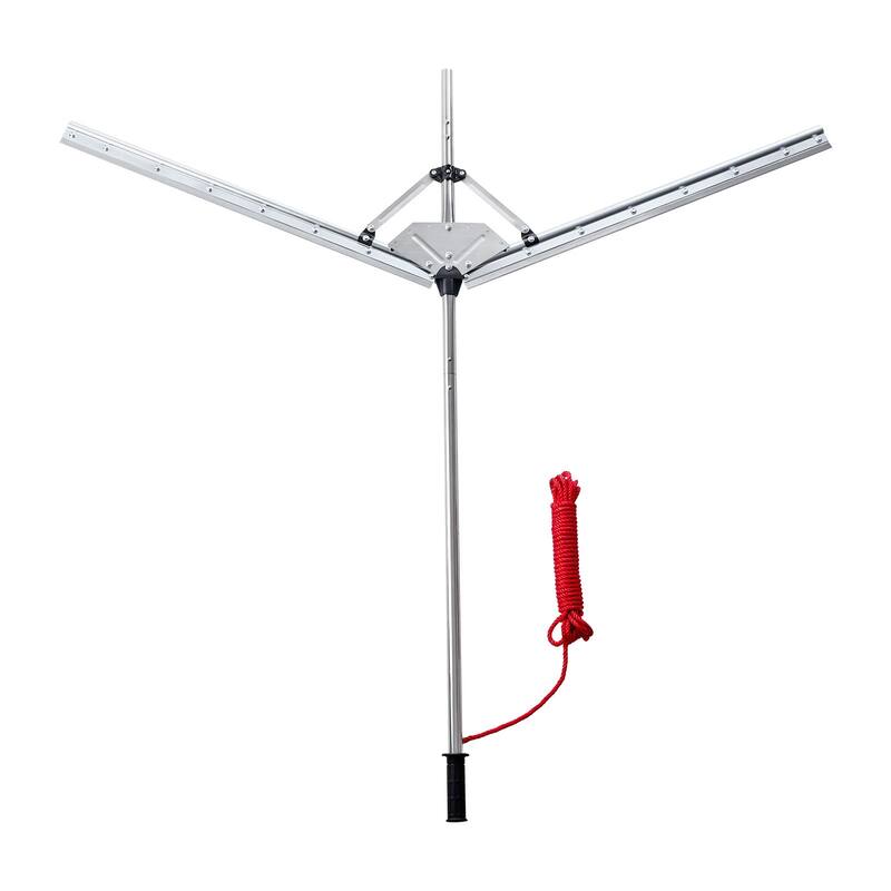 Lake Weed Cutter with 62" Cutting Width and Steel Blades - 61.81 x 57.09 x 1.18 in