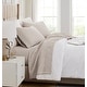preview thumbnail 96 of 101, Vilano 21-inch Extra Deep Pocket 4-Piece Bed Sheet Set with Pleated Hem Full - Bone