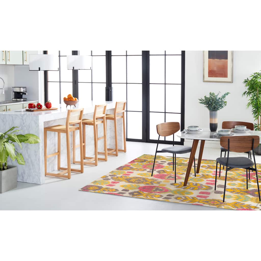 SAFAVIEH Hand-knotted Kenya Burbuqe Southwestern Tribal Wool Rug