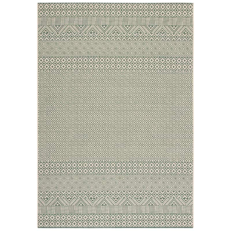 SAFAVIEH Courtyard Velia Indoor/ Outdoor Waterproof Patio Backyard Rug