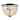 SAFAVIEH Lighting Hamlin Flush Mount - 15" W x 15" D x 12" H