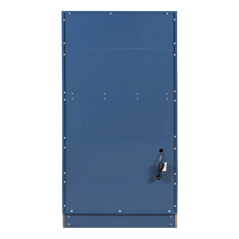 69" Kitchen Pantry Buffet with Hutch, Foldable Workstation & Power Outlet