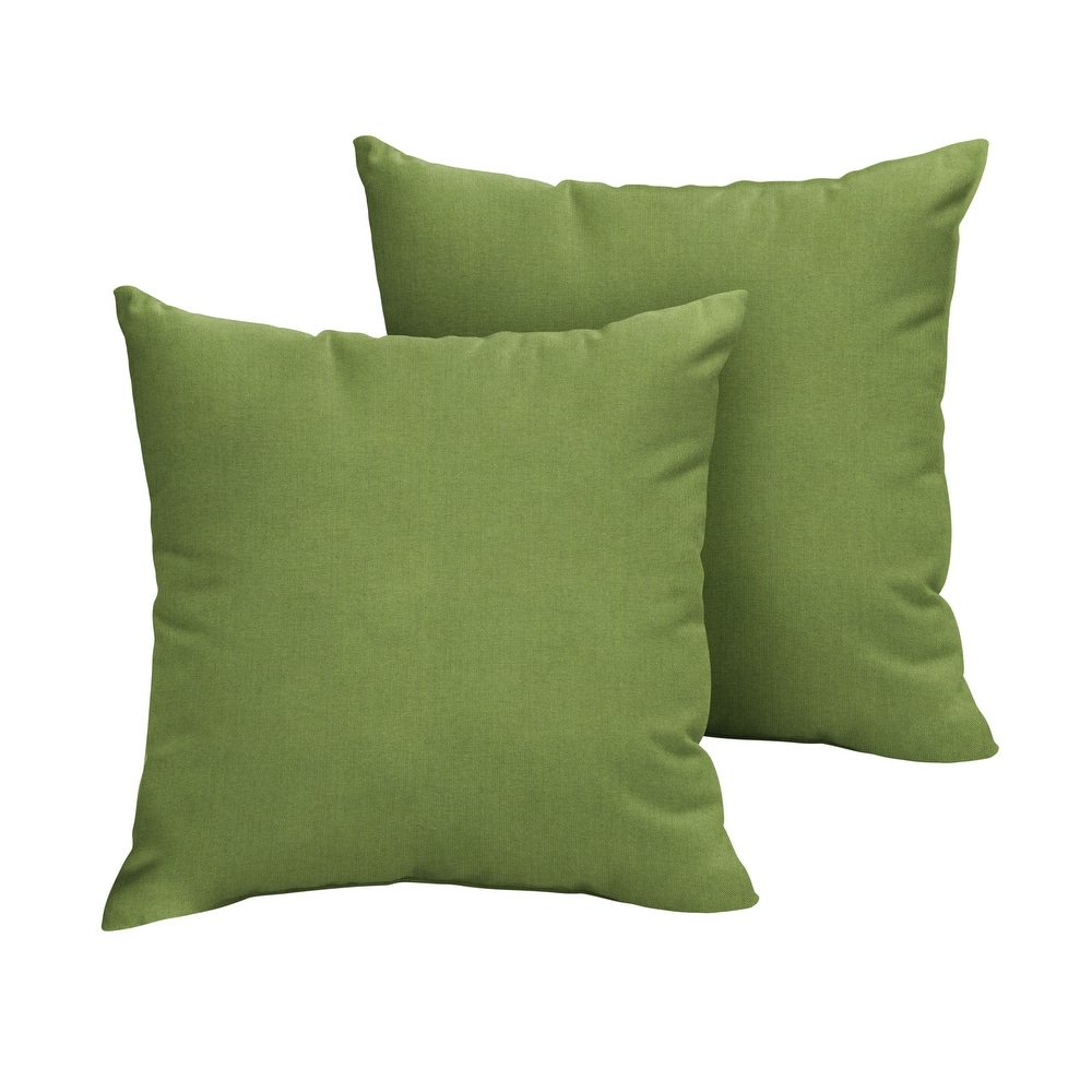 Sorra Home Sunbrella Outdoor Knife Edge Pillow Set of 2