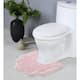 Home Weavers Allure Collection Absorbent Cotton, Machine Washable and Dry Bath Rugs - 20"x20" - Pink