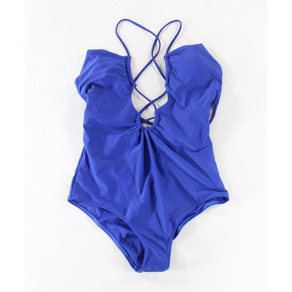 cupshe lace up one piece