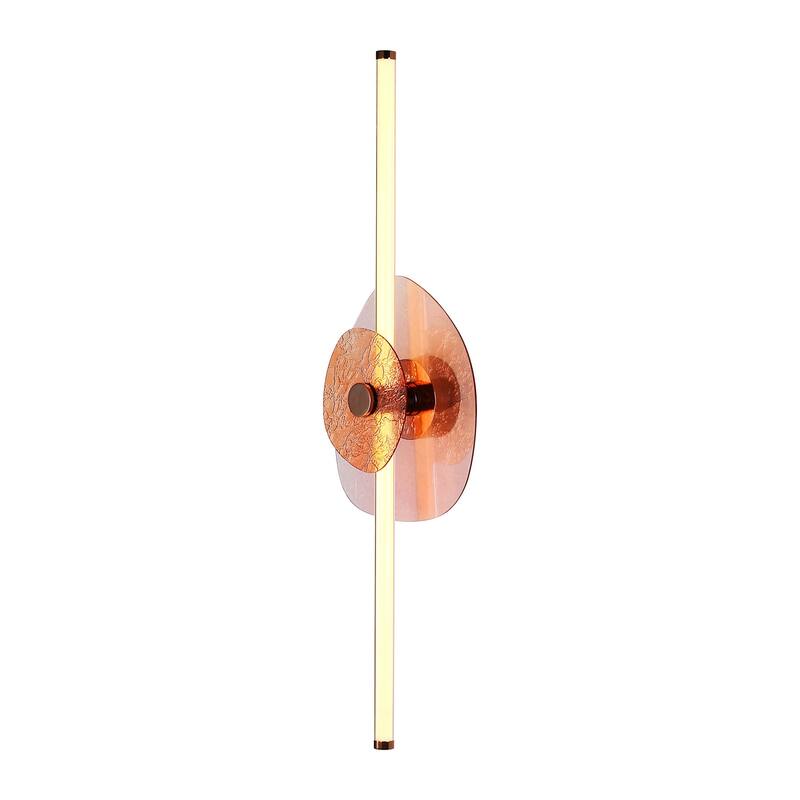 Golden Lighting 3882-39-RG PI Colorella 2 Light 5" Wide Bath Bar