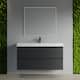 Option Black - Single White Resin Sink