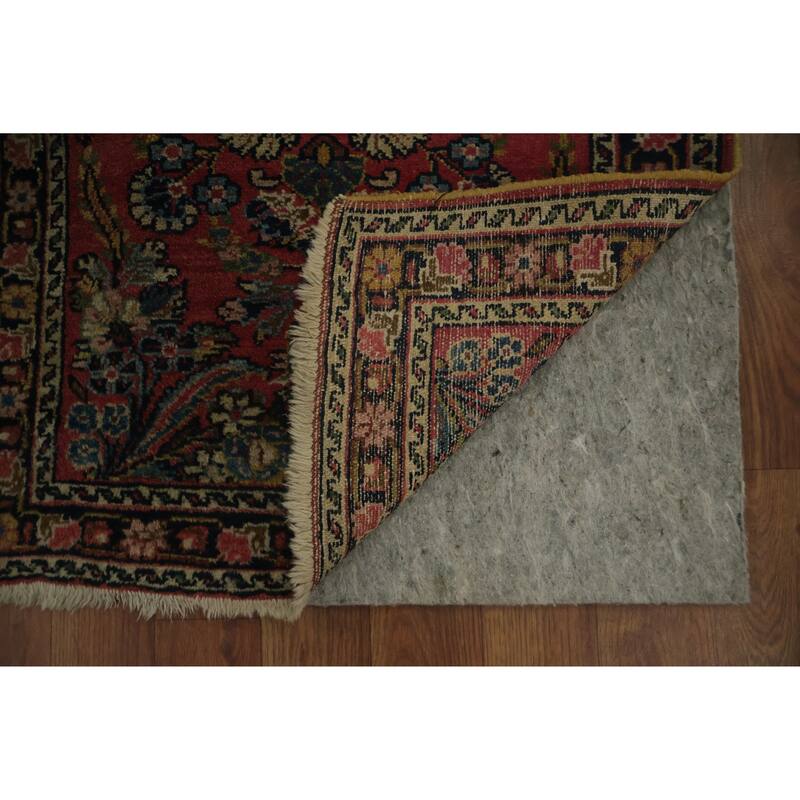 Hand Knotted Oriental 100% Wool Carpet Traditional Floral Red Lilian Area Rug - 2' 8'' X 2' 0''