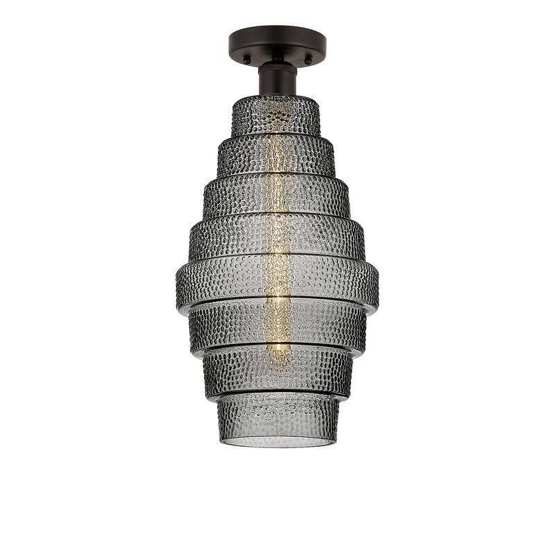 Innovations Lighting Edison Cascade - 1 Light 8" Semi-Flush Mount