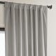preview thumbnail 117 of 140, Exclusive Fabrics Heritage Plush Velvet Room Darkening Curtain (1 Panel) - Luxurious Single Drapery for Enhanced Room Darkening