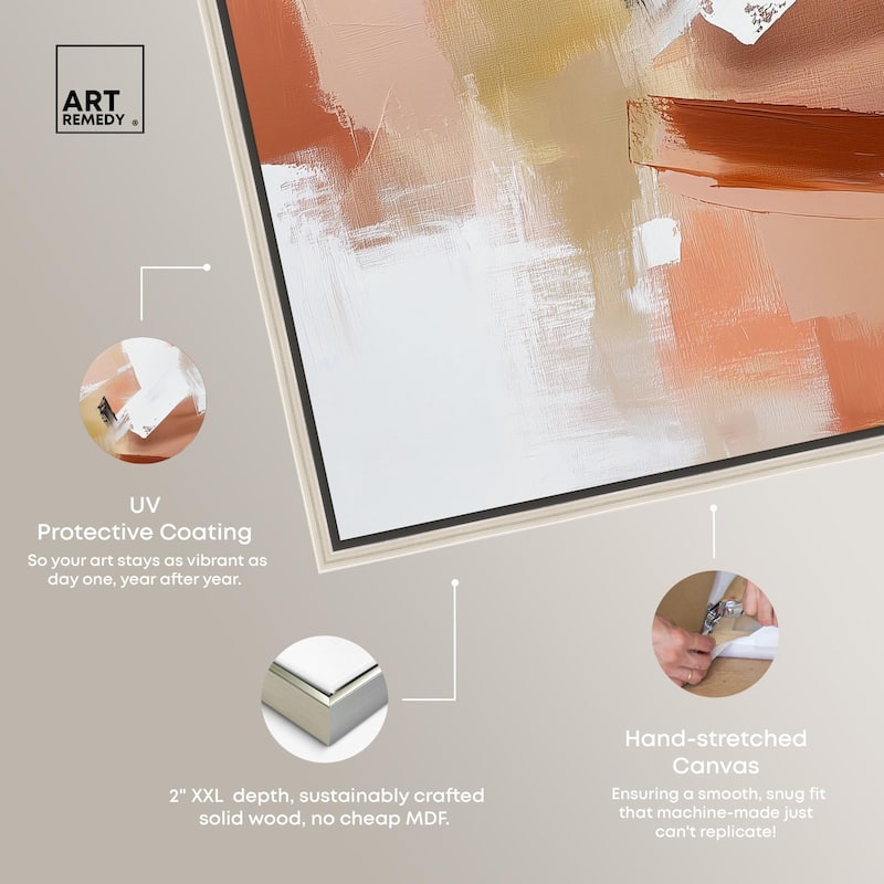 Rose and Rust III Canvas by Art Remedy