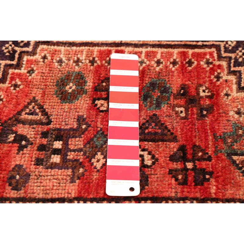 ECARPETGALLERY Hand-knotted Melis Vintage Light Red Wool Rug - 5'4 x 7'11