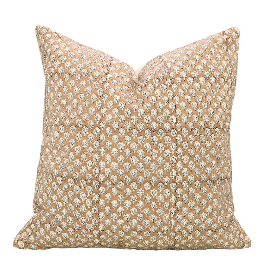 Fabdivine Minimalist Cotton Sustainable Decorative Cushion Pillow Cover Guest Room, Mogra