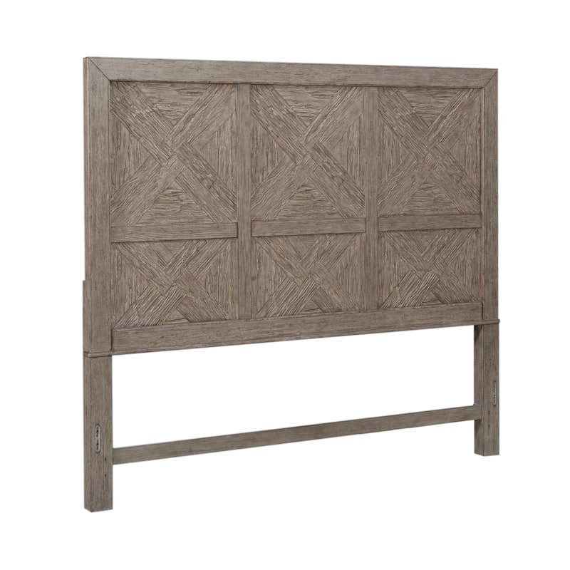 Skyview Lodge Cobblestone Wood Panel Headboard, King or Queen