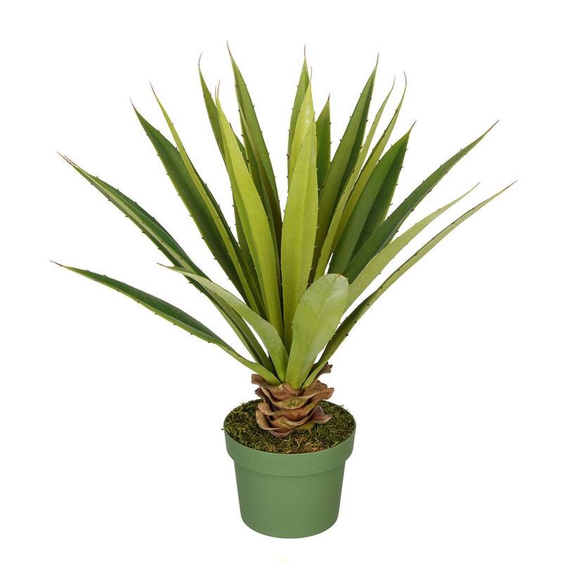 Faux Spike Yucca Plant - 24 Lvs