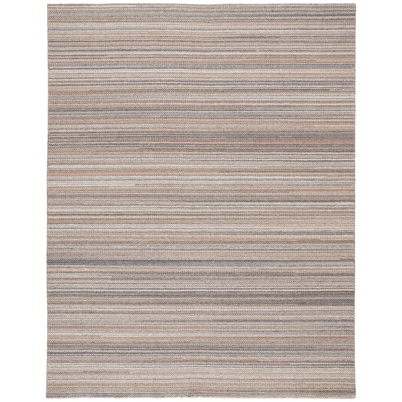 Grand Bazaar Foxwood Hand Woven Solid Transitional Area Rug - 5' x 8' - Brown/Taupe