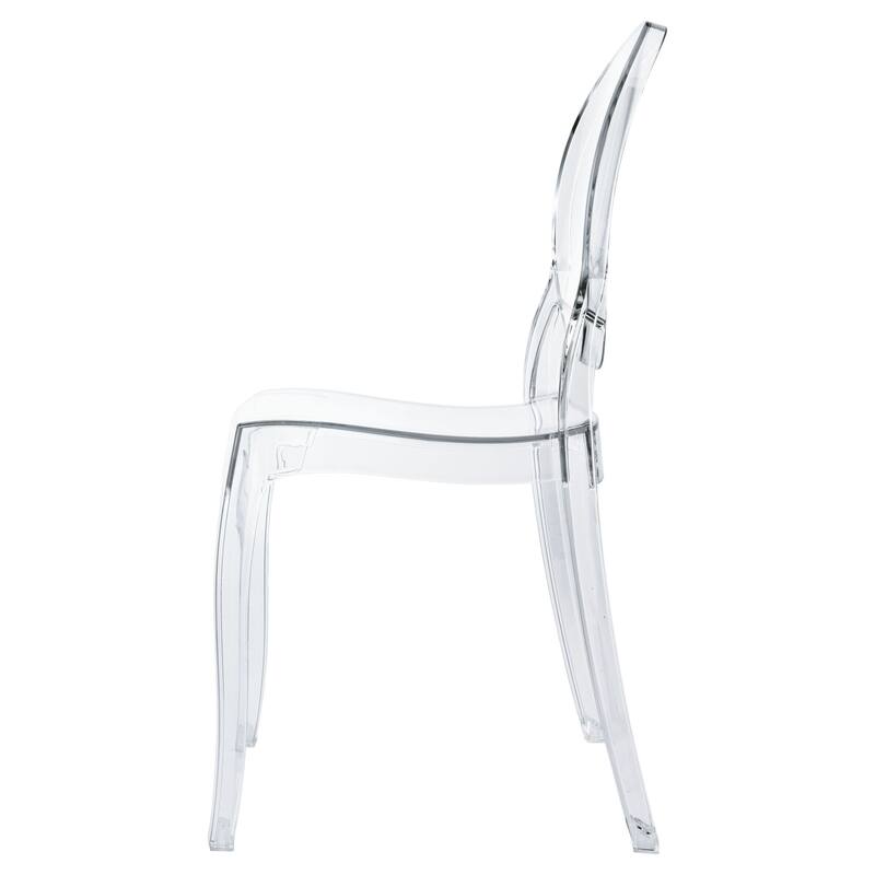 25" Stackable Outdoor Patio Kids Armless Chair