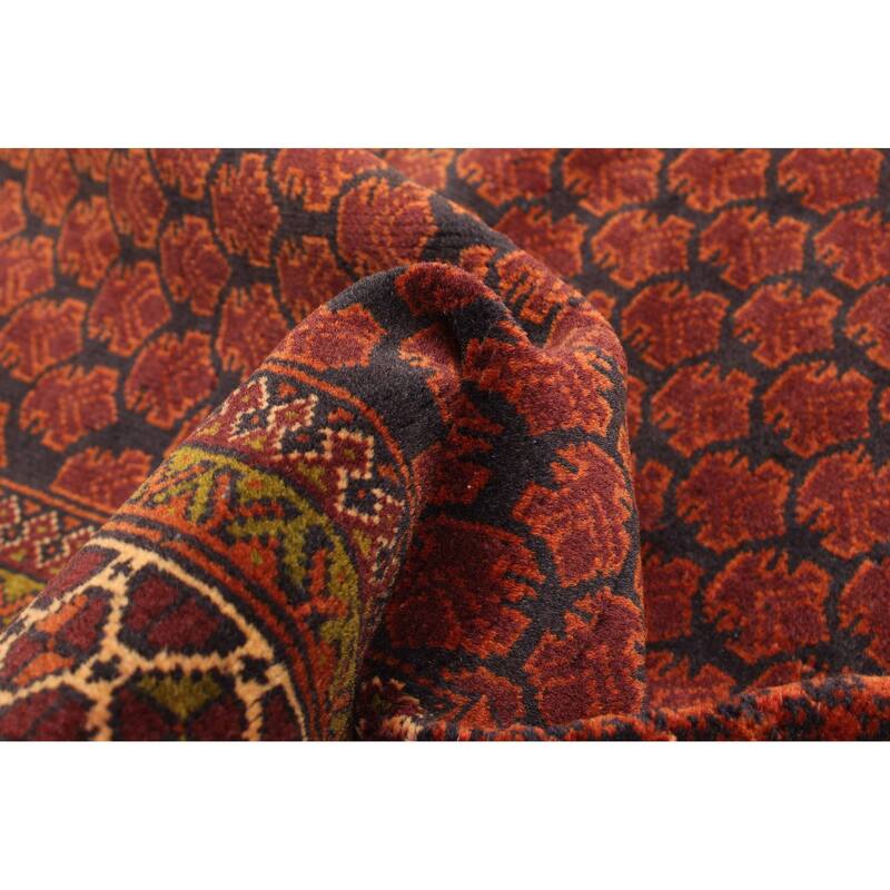 ECARPETGALLERY Hand-knotted Teimani Dark Navy Wool Rug - 2'11 x 4'3