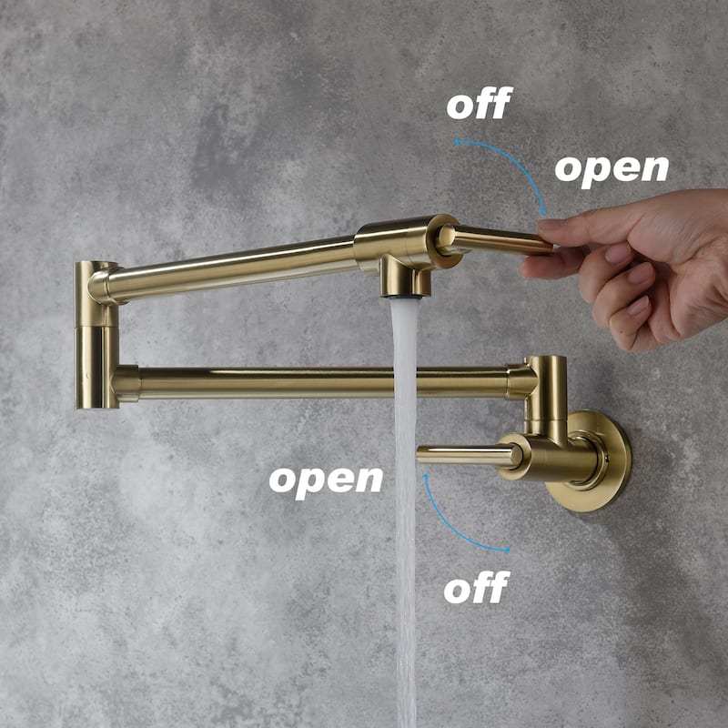 Pot Filler Faucet Wall Mount - 23.58*3.11