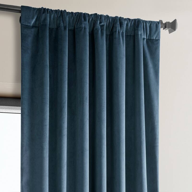 Exclusive Fabrics Heritage Plush Velvet Curtain (1 Panel)