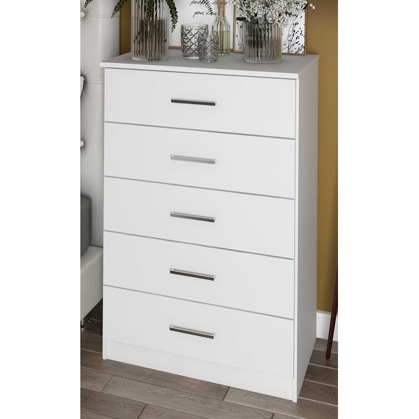 Solid Wood Metro 5-drawer Chest by Palace Imports. Opens flyout.