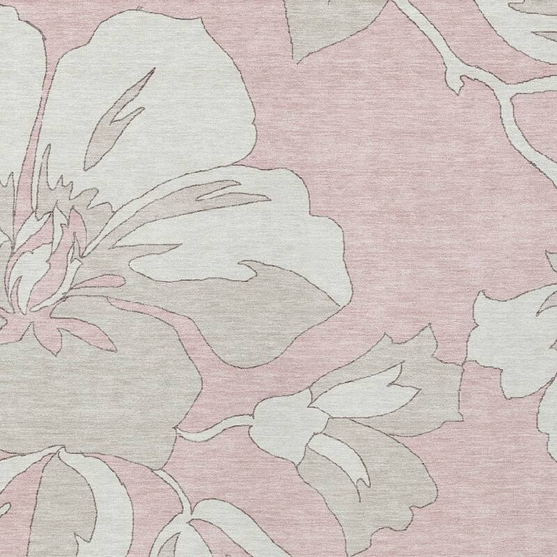 HomeRoots Floral Transitional Rectangle Outdoor Rug