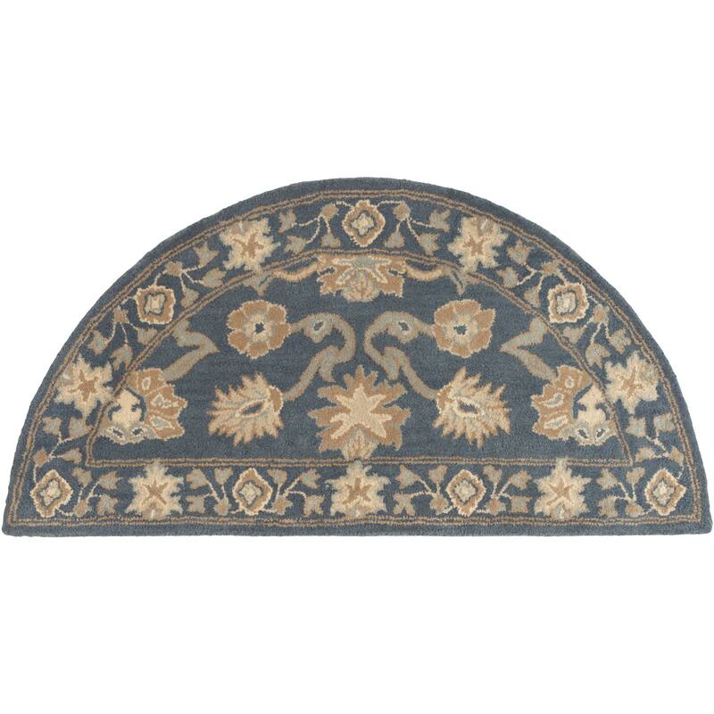 Handmade Nick Bordered Wool Area Rug