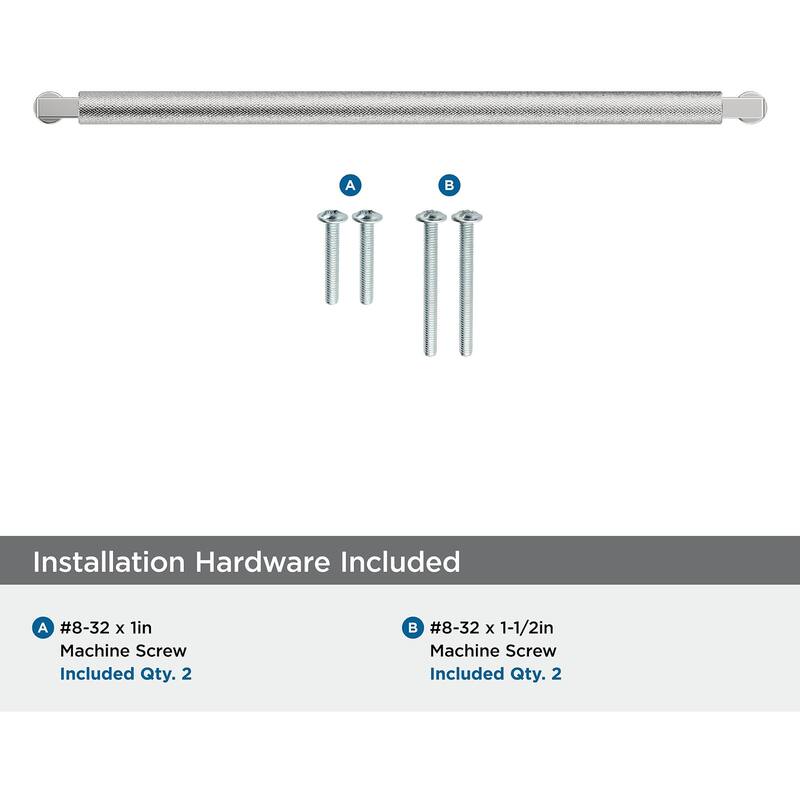 Amerock BP37629 Balata 12-5/8" Center to Center Knurled Handle Cabinet