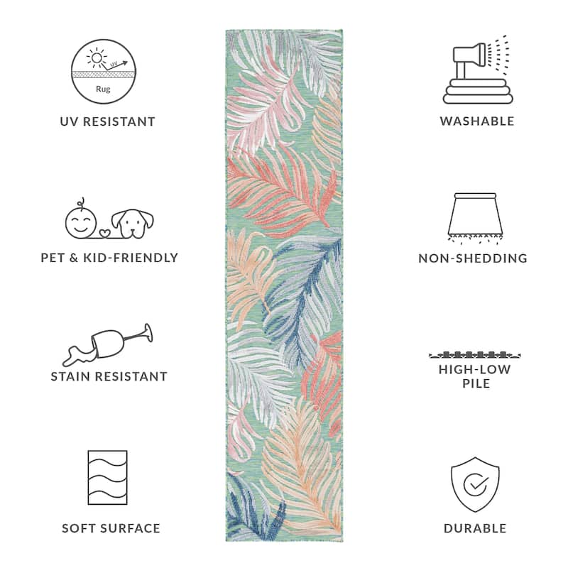 SAFAVIEH Cabana Emili Indoor/ Outdoor Waterproof Transitional Rug