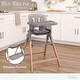preview thumbnail 8 of 16, Evolur Tiny Throne 2 in 1 Highchair