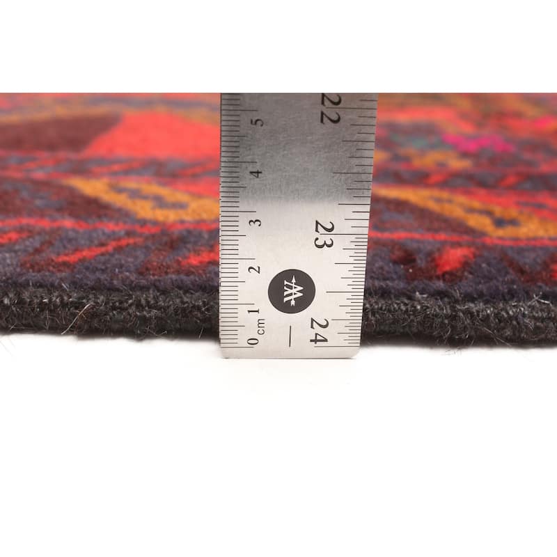 ECARPETGALLERY Hand-knotted Teimani Red Wool Rug - 2'8 x 4'9