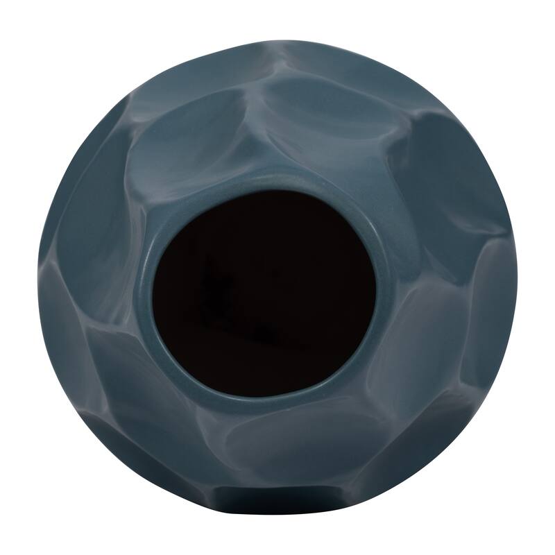 Ceramic Modern Arleta Decorative Vase - Teal