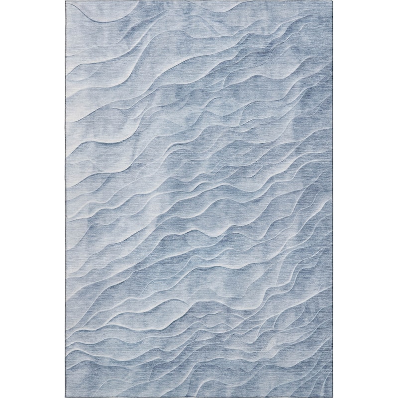 Premium Washable Super Soft Modern Waves Mayfield Rug