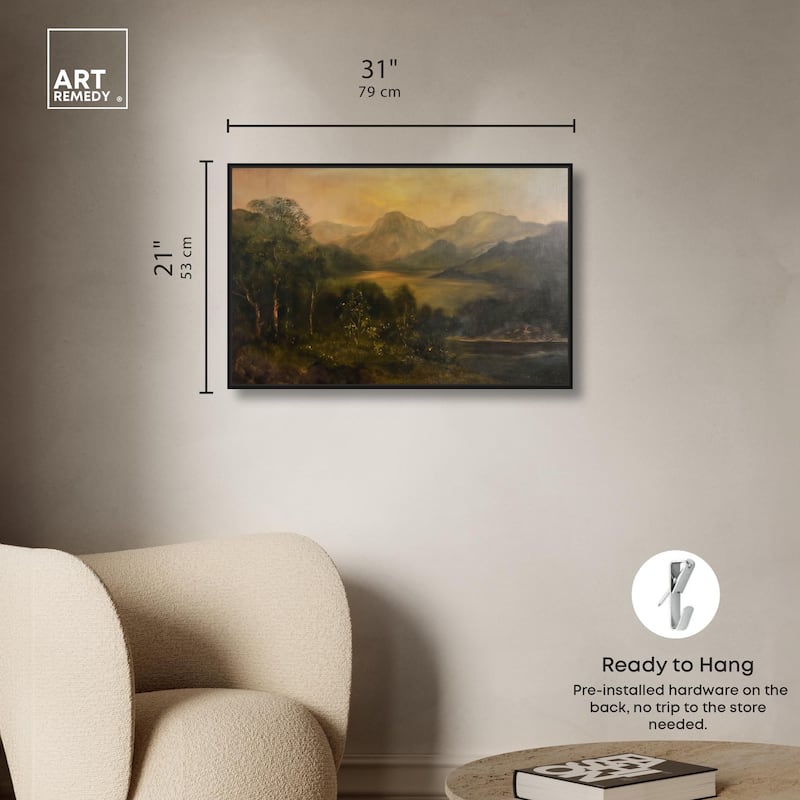 Highland Hues Canvas by Art Remedy