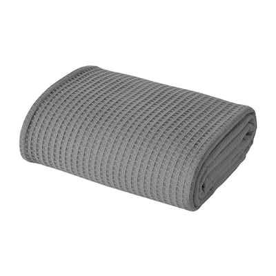 Modern Threads 100-Percent Cotton Waffle Thermal Blanket
