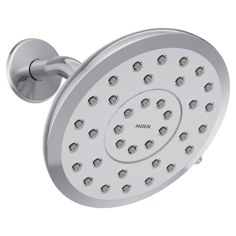 Moen 220R7EP Verso 1.75 GPM Multi Function Round Shower Head with