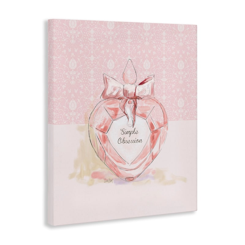 Stupell Simple Obsession Pastel Perfume Canvas Wall Art Design By Carol Robinson