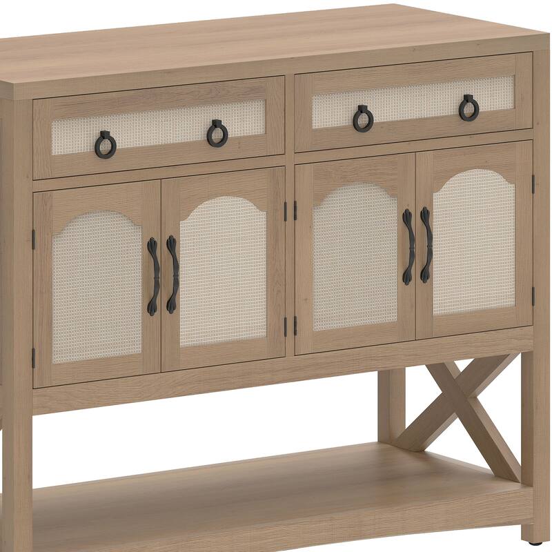 Moasis 47.2" Sideboard Buffets with 2 Drawers