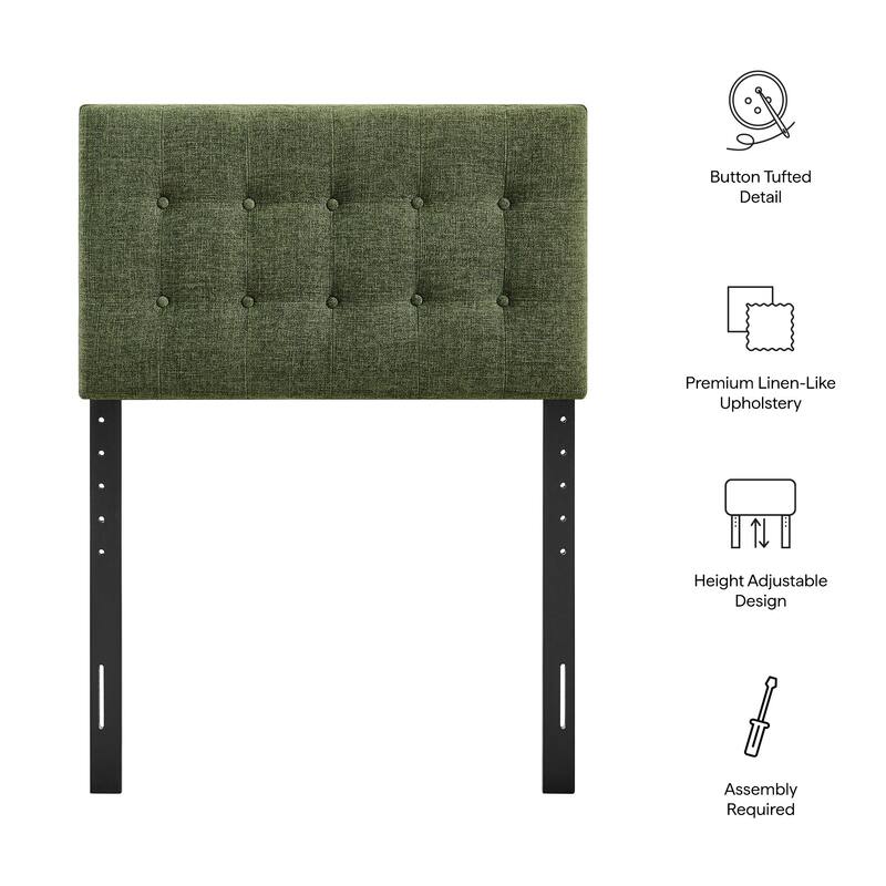Emily Upholstered Fabric Headboard