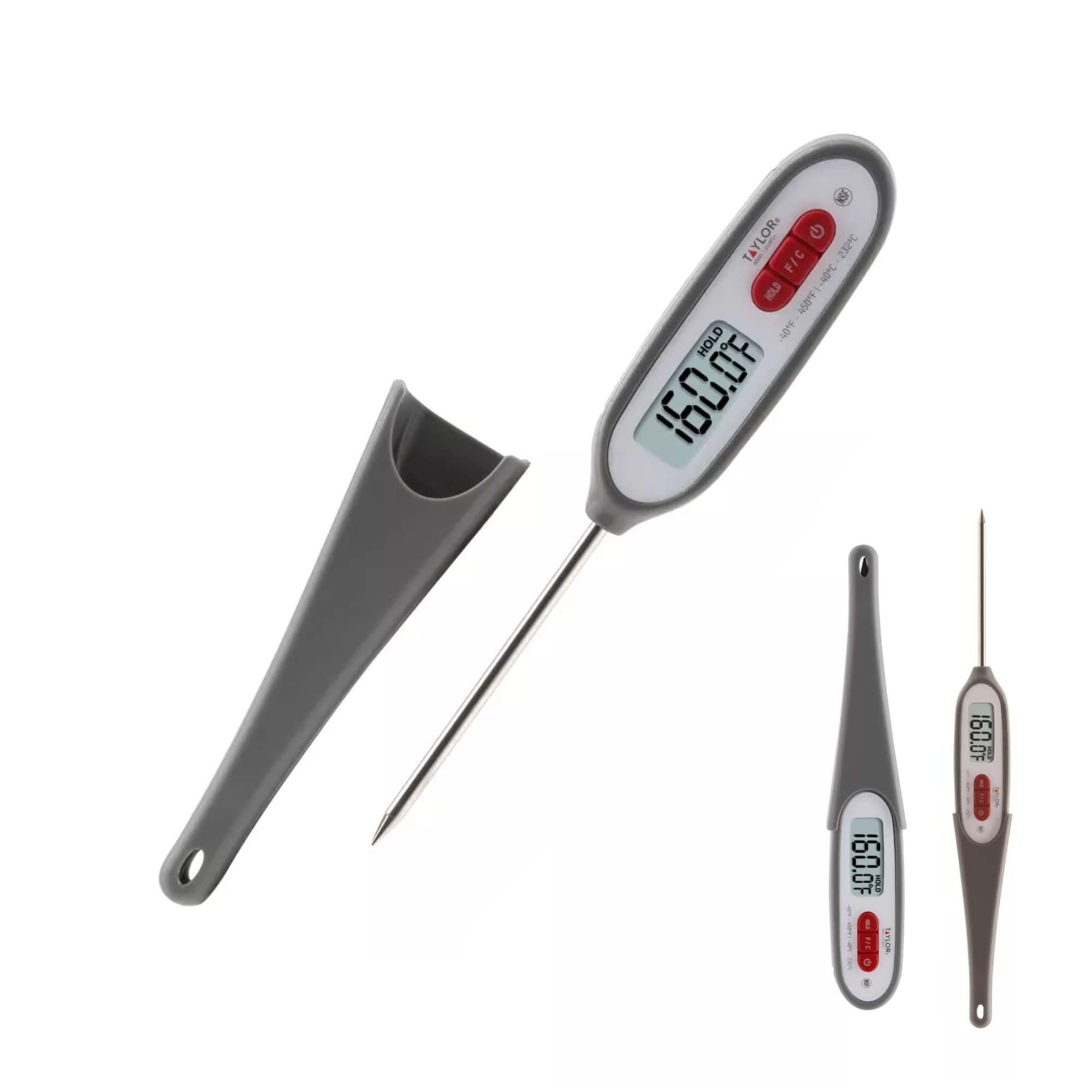 Taylor Compact Instant-Read Pen Style Digital Kitchen Meat Thermometer - 7.06" H