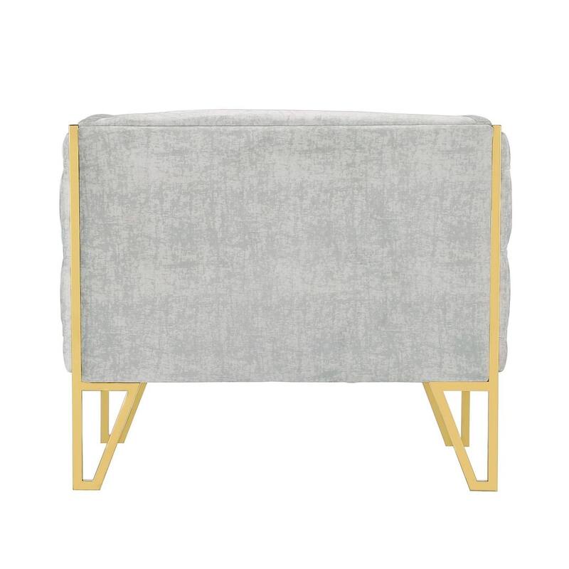 Manhattan Comfort Vector Velvet Accent Chair