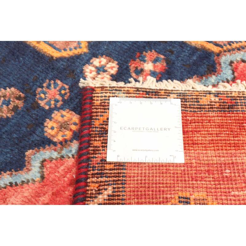 ECARPETGALLERY Hand-knotted Melis Vintage Red Wool Rug - 4'3 x 6'10