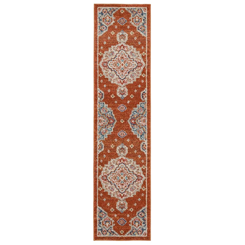 Mohawk Home Laughton Traditional Medallion Area Rug