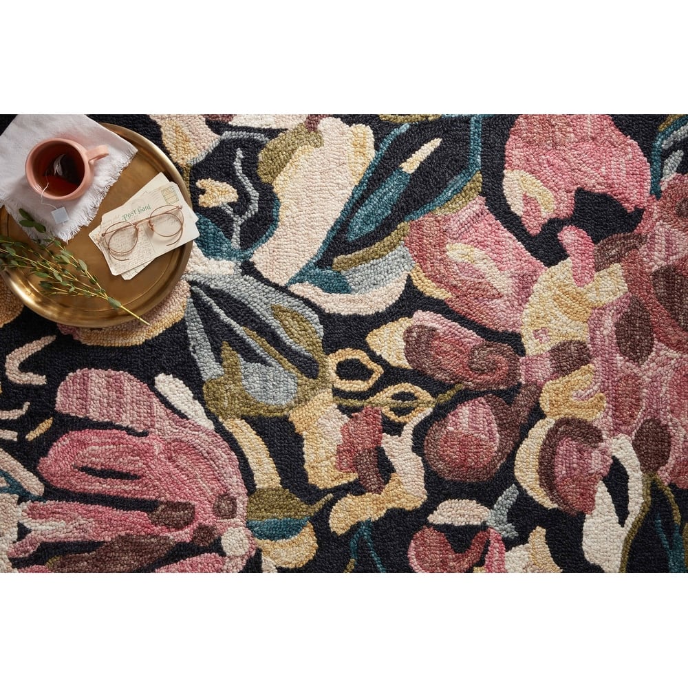 Alexander Home Evelyn Floral Bouquet Area Rug