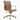 Harris Ribbed Ergonomic Adjustable Office Chair - Gold Frame, Swivel, Lumbar Support, Desk Chair