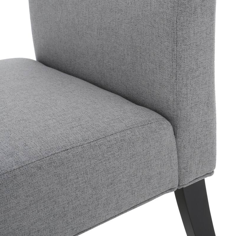 Kassi Contemporary Fabric Slipper Accent Chair by Christopher Knight Home - 22.50" L x 29.50" W x 32.00" H