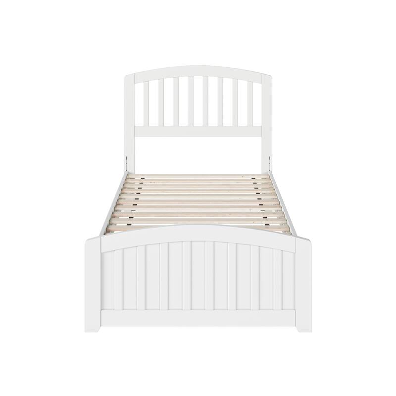 Quincy Solid Wood Low Profile Platform Bed with Matching Footboard