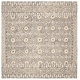 preview thumbnail 49 of 51, SAFAVIEH Handmade Micro-Loop Togzhan Wool Rug 5' Square - Charcoal/Ivory - Square