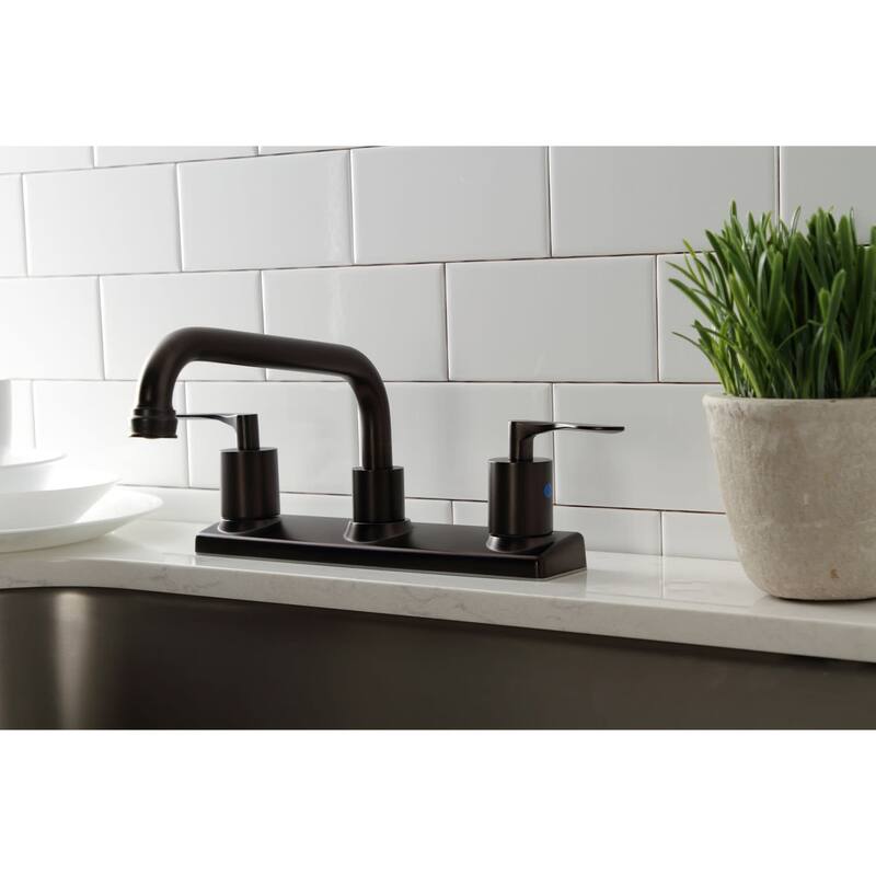 Kingston Brass Serena 1.8 GPM Widespread Kitchen Faucet - Includes