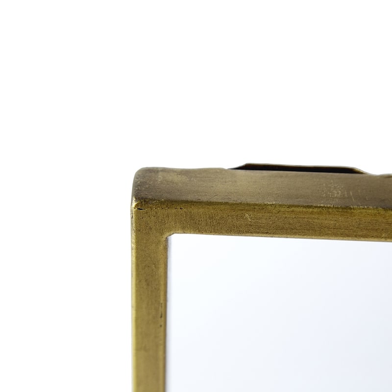 Metal Frame Contemporary Design Mirror for Bathroom